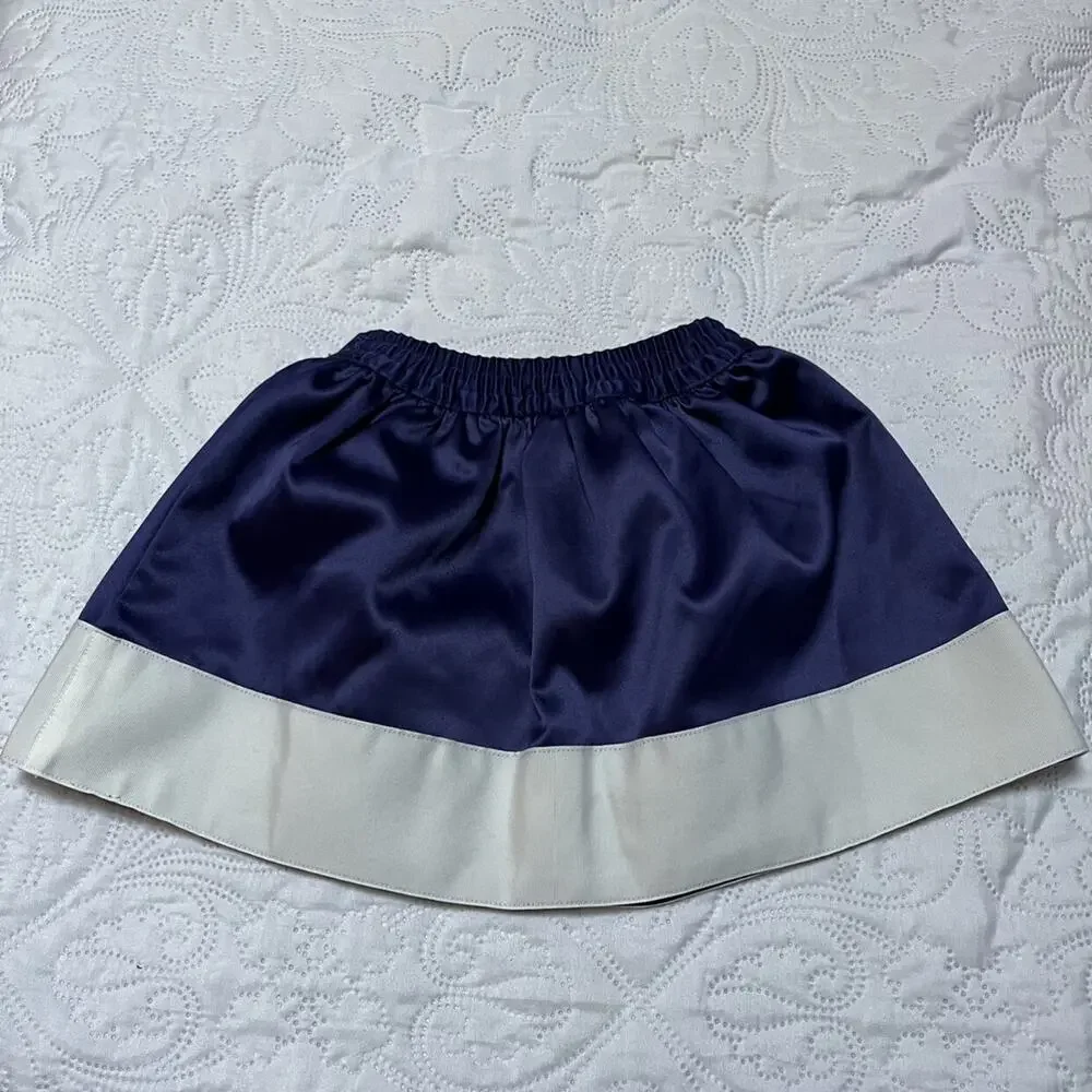 Janie And Jack Bow Top And Satin Skirt Outfit Size 6-12m